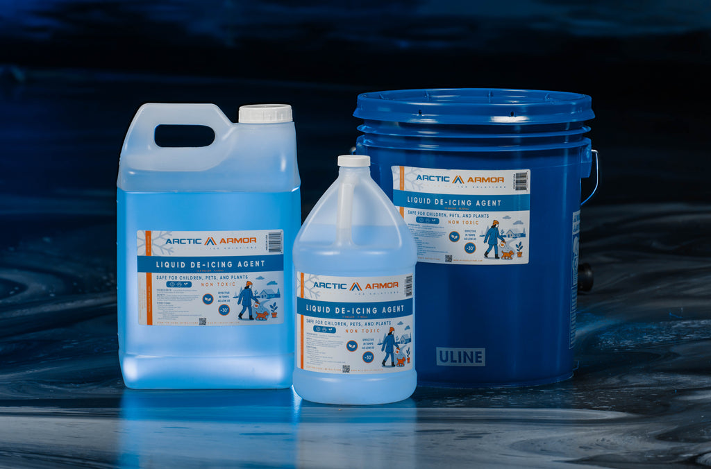 Arctic Armor™ Liquid De-Icer for Driveways – 2.5 Gallon, Pet Safe, Non-Corrosive