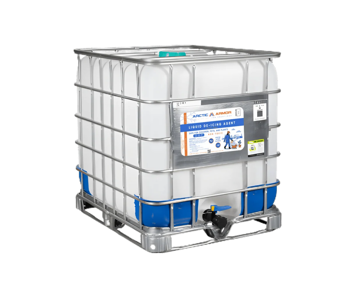 Arctic Armor™ Liquid De-Icer – 250 Gallon Tote, Large Property & HOA Coverage