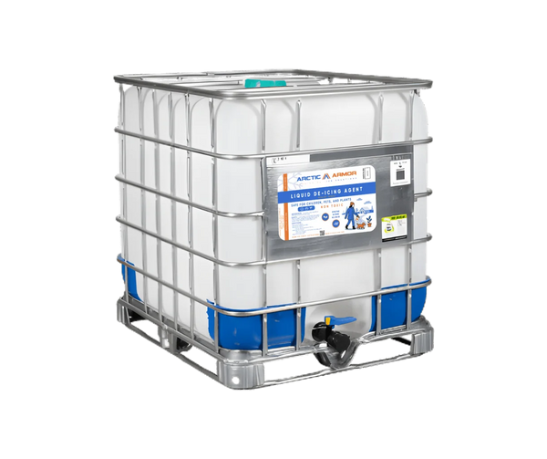 Arctic Armor™ Liquid De-Icer – 250 Gallon Tote, Large Property & HOA Coverage
